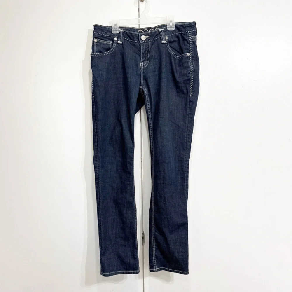 Coogi Rhinestone Logo Vintage Jeans Size 11/ 12 - Picture 3 of 5